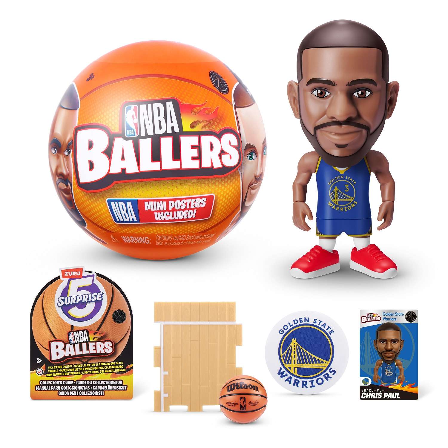 Игрушка Zuru 5 surprise NBA Ballers Шар в непрозрачной упаковке (Сюрприз) 77490GQ4-S002 - фото 4