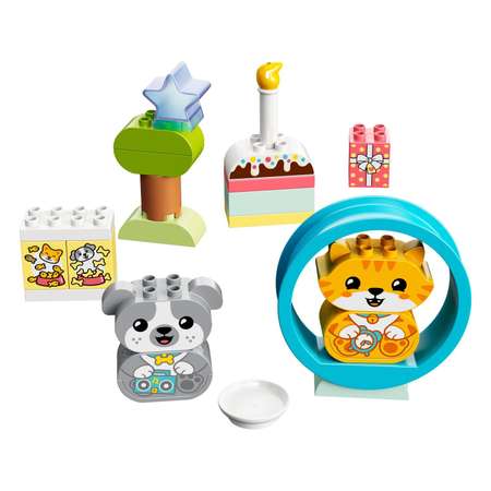 Конструктор LEGO DUPLO My First Puppy and Kitten With Sounds 10977