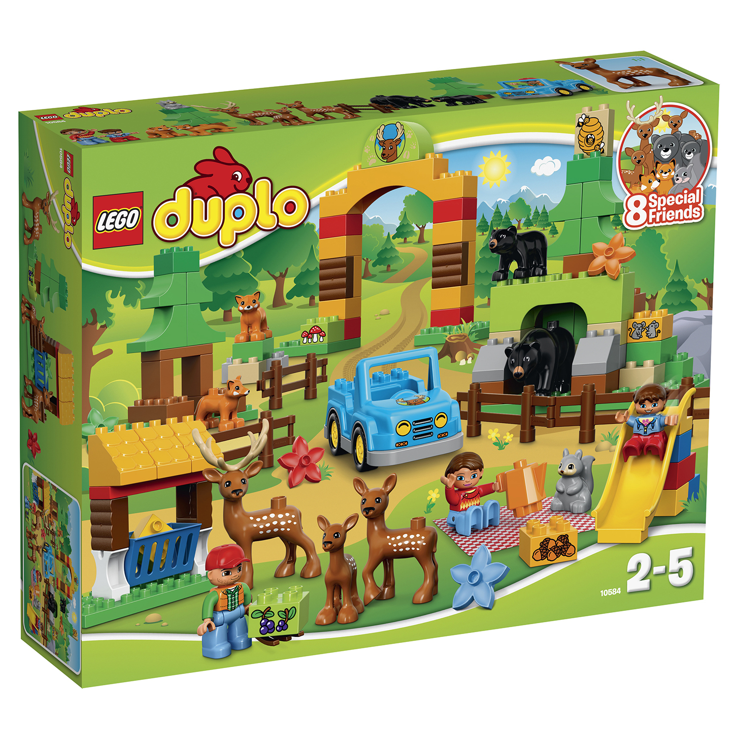 Конструктор LEGO DUPLO Town Лесной заповедник (10584) купить по цене 4499 ₽  в интернет-магазине Детский мир