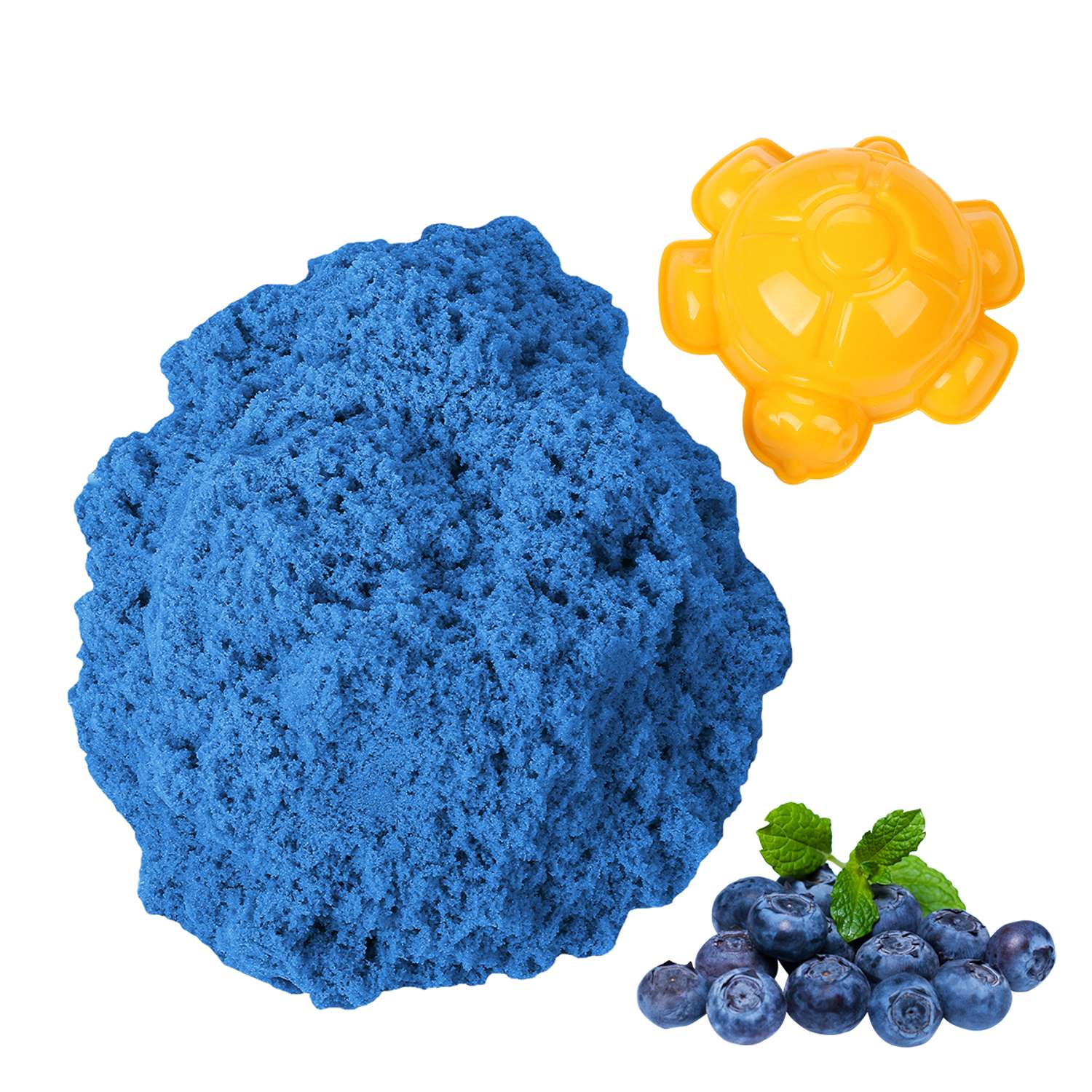Кинетический Космический песок голубой с ароматом черники - фото 2