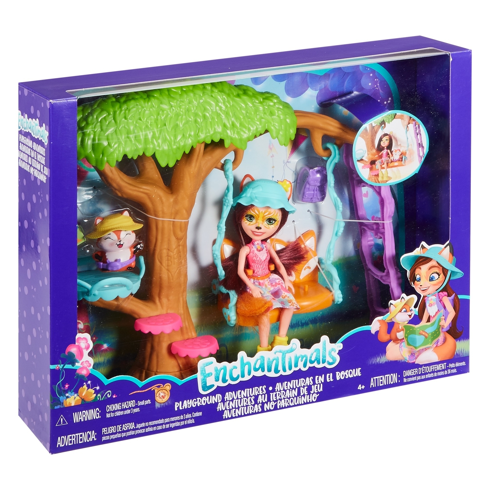 Набор игровой Enchantimals Кукла со зверюшкой Лиса Фелисити FRH45 FRH44 - фото 3