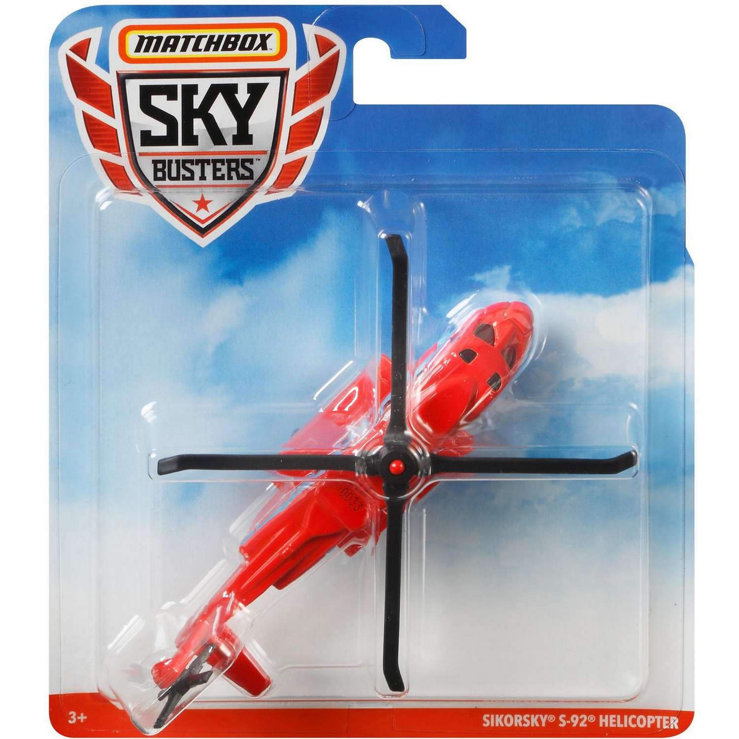 Игрушка Matchbox Транспорт воздушный Вертолет Сикорский S-92 FKV41 68982 - фото 2