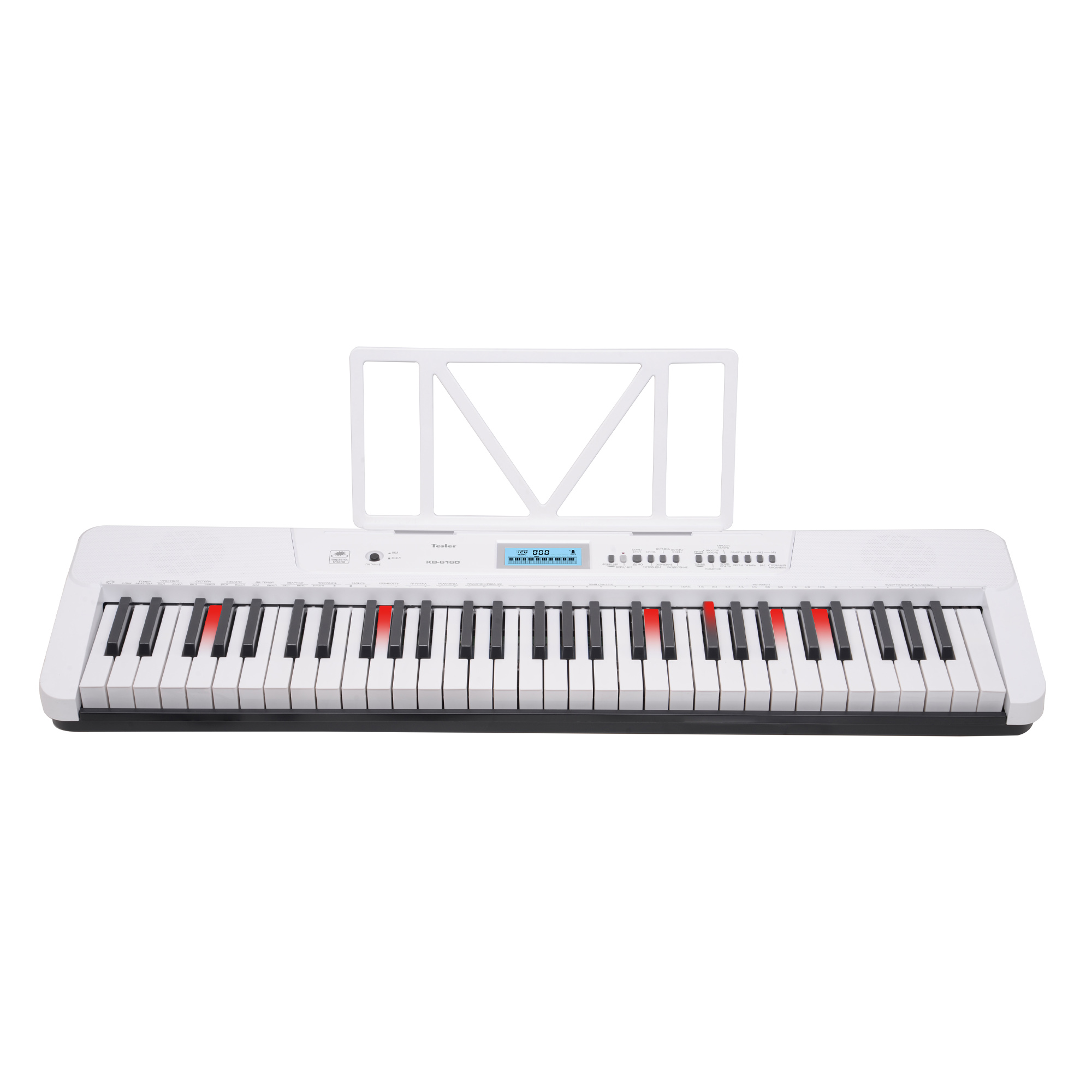 Синтезатор Tesler KB-6160 WHITE - фото 7