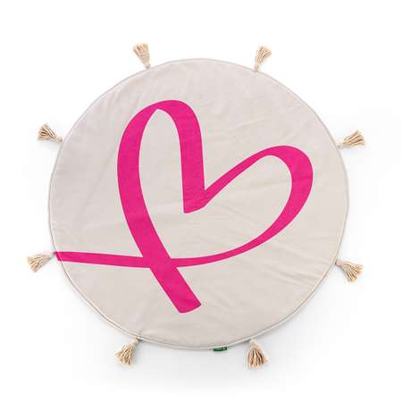 коврик для детской N Family Сердце розовый из коллекции Provance D 100