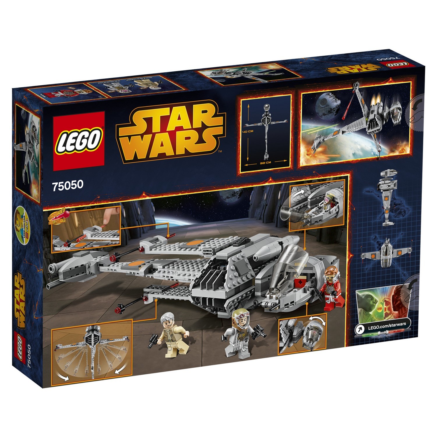 LEGO Star Wars TM B Wing 75050 2989