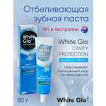 Зубная паста WHITE GLO отбеливающая Защита от кариеса 80гр