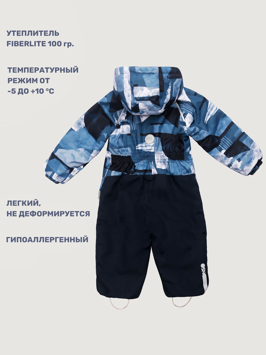 Комбинезон NIKASTYLE 8м0925 джинс/неви - фото 4