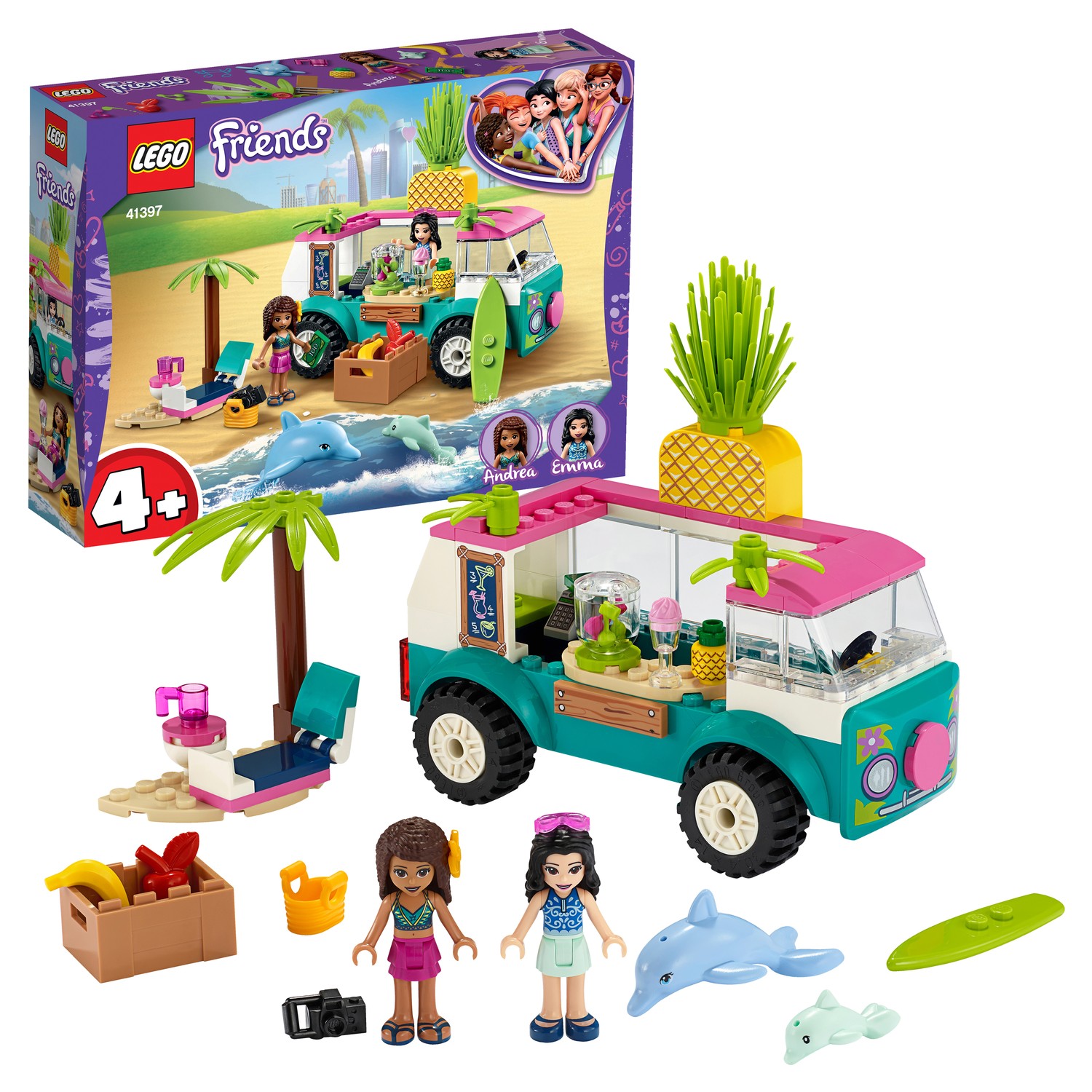 Конструктор LEGO Friends Фургон-бар для приготовления сока 41397 - фото 1