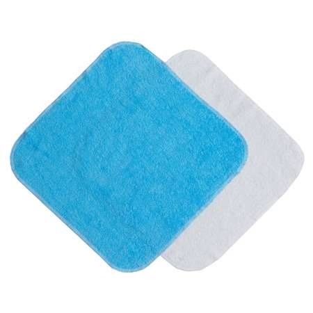 Полотенце-салфетка для кормления Amarobaby Soft Care 2шт Белый-Голубой
