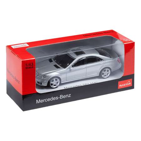 Машинка Rastar Mercedes S 63 AMG 1:43 Серебристая