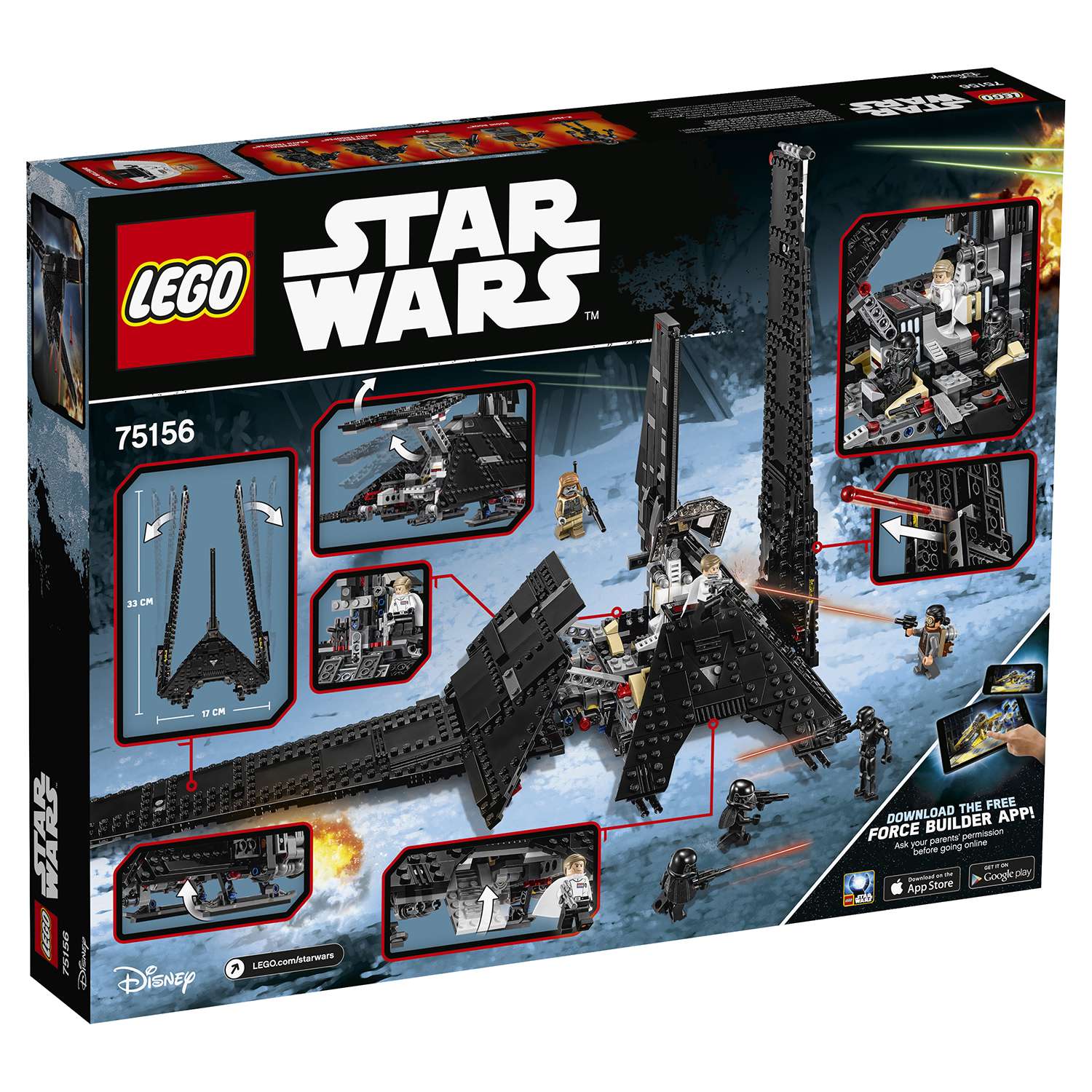 Конструктор LEGO Star Wars TM Имперский шаттл Кренника (75156) - фото 3