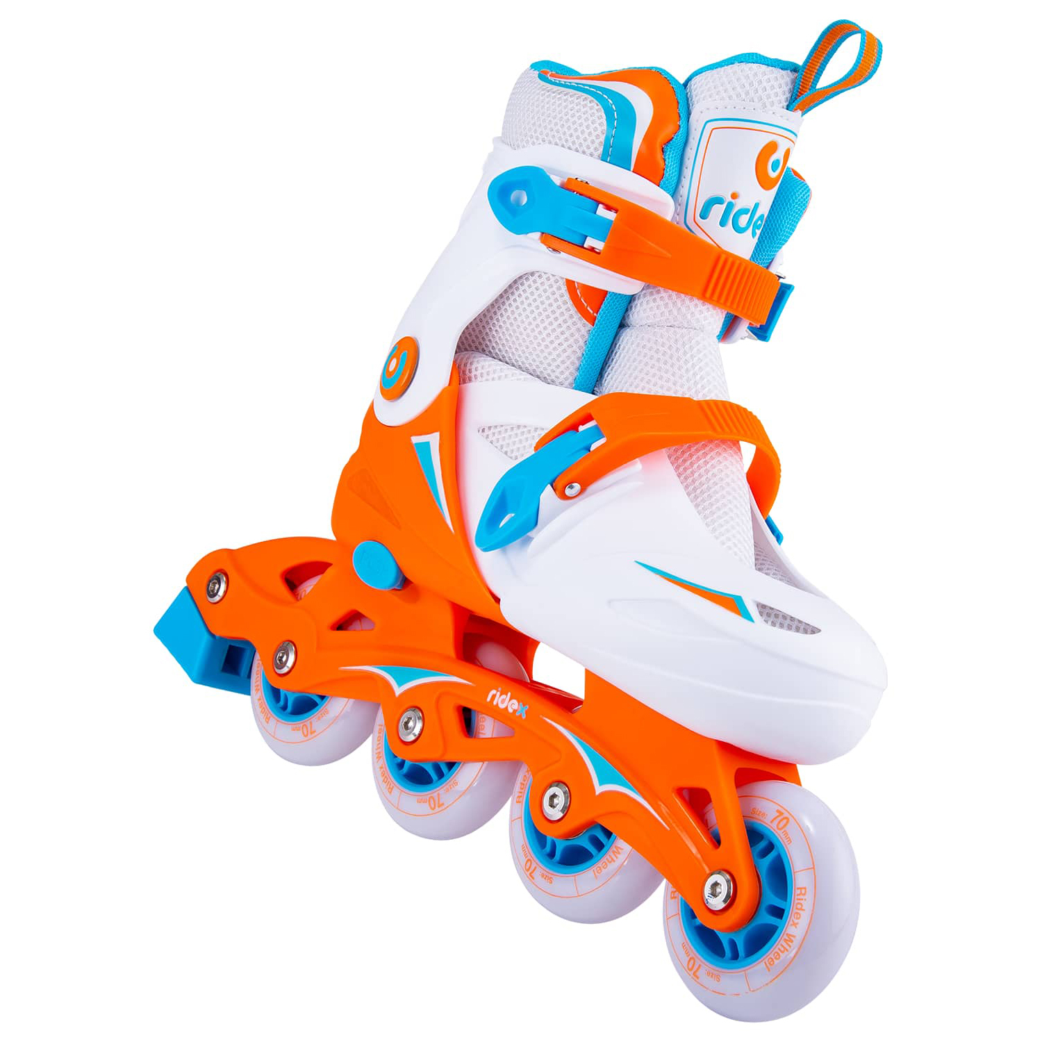 Ролики раздвижные RIDEX Inline skates Cricket Orange plastic S - фото 1