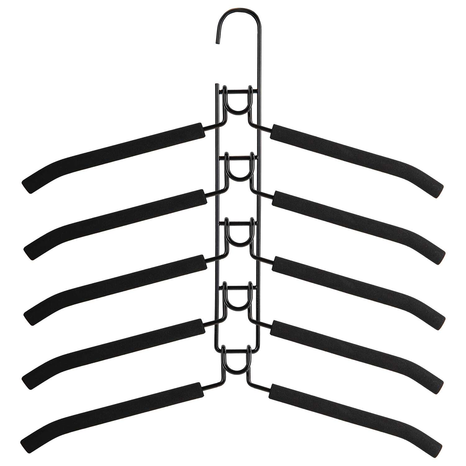 Вешалки-плечики Brabix для одежды трансформер 10 плечиков металл с покрытием - фото 8