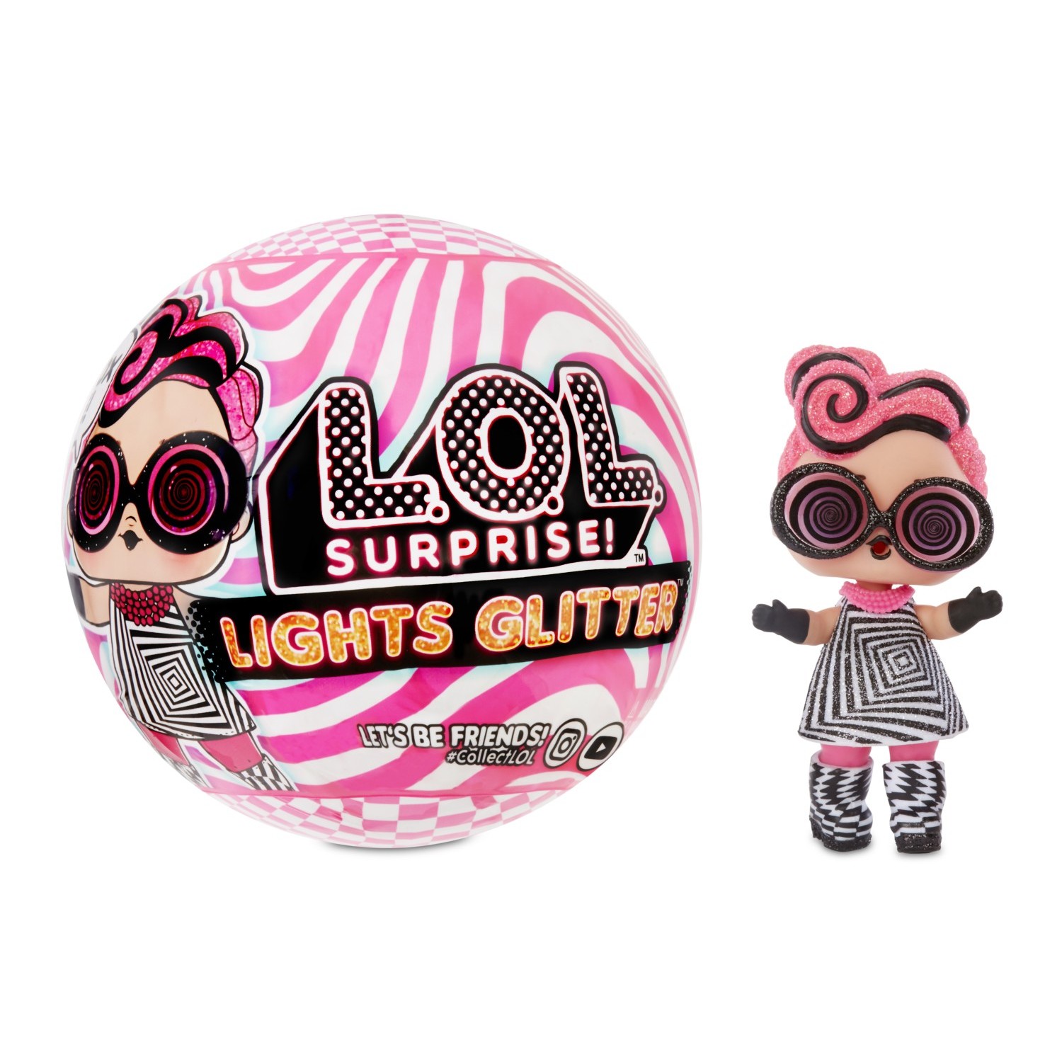 Игрушка в шаре L.O.L. Surprise Lights Glitter 564829E7C 564829E7C - фото 2