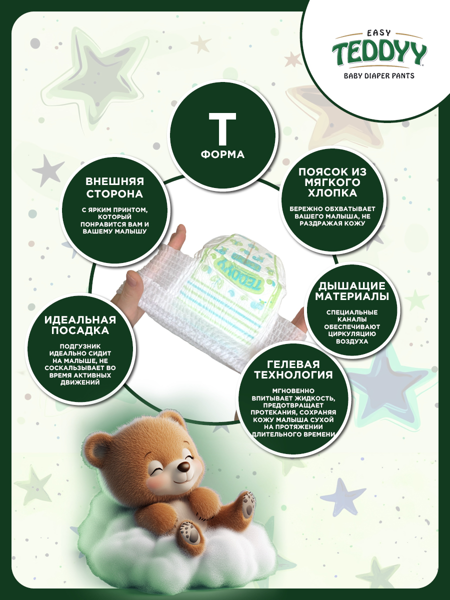 Подгузники Teddy Baby Easy - фото 3