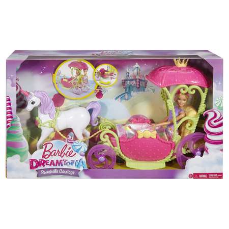 Набор Barbie Конфетная карета и кукла
