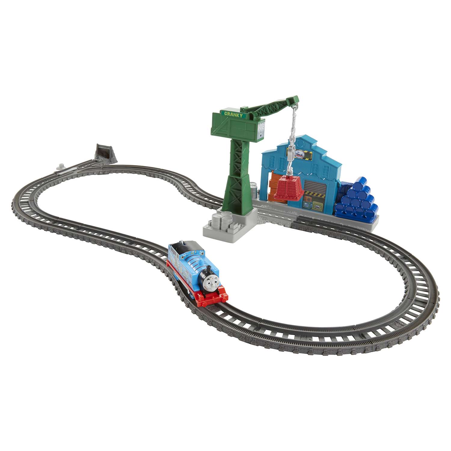 Игровой набор Thomas & Friends с паровозиком Томасом и подъемным краном Крэнки DVF73 - фото 3