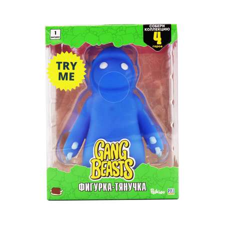 Игрушка PMI фигурка-тянучка Gang Beasts синяя GB6600-C