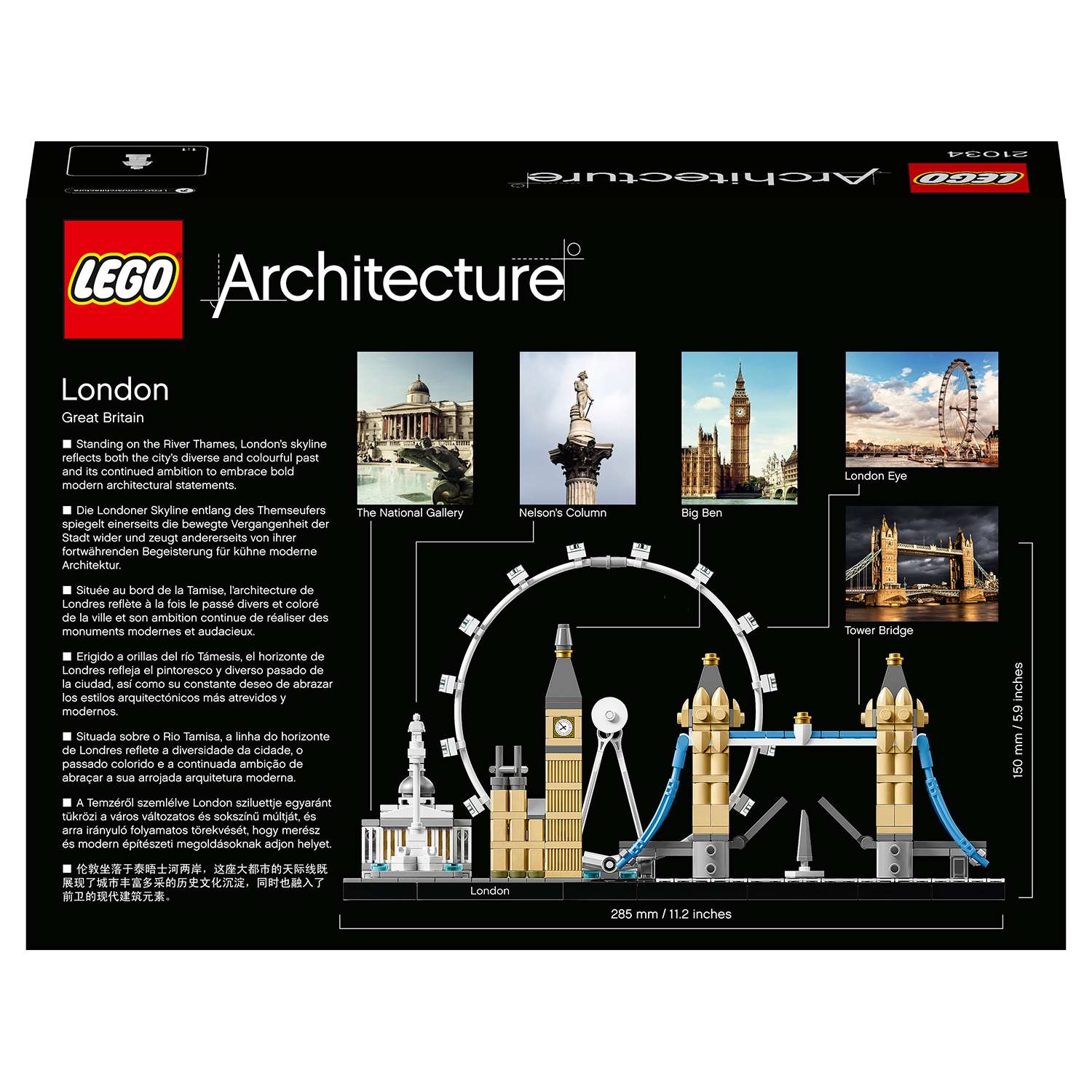 Конструктор LEGO Architecture Лондон 21034 - фото 3