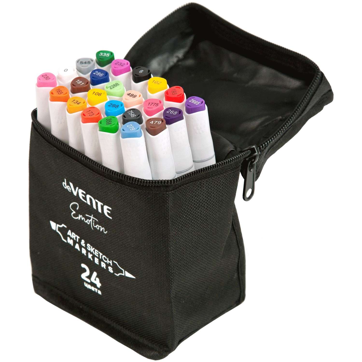 Набор маркеров для скетчинга deVENTE Emotion 24 цвета - фото 1