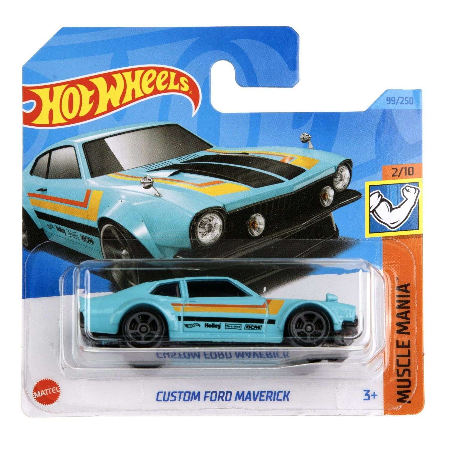 Машинка Hot Wheels Custom ford maverick серия muscle mania 62964 - фото 1