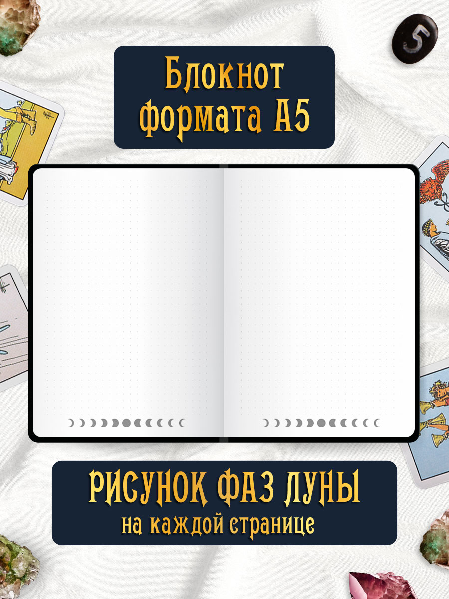 Блокнот Проф-Пресс Точкабук А5 48 листов Magic чёрный - фото 4