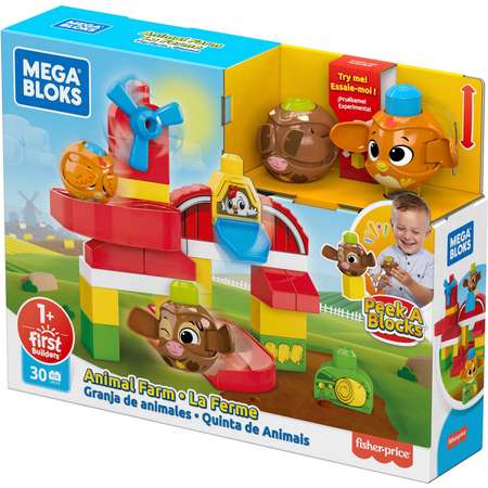 Конструктор Mega Bloks Прятки на ферме блочный
