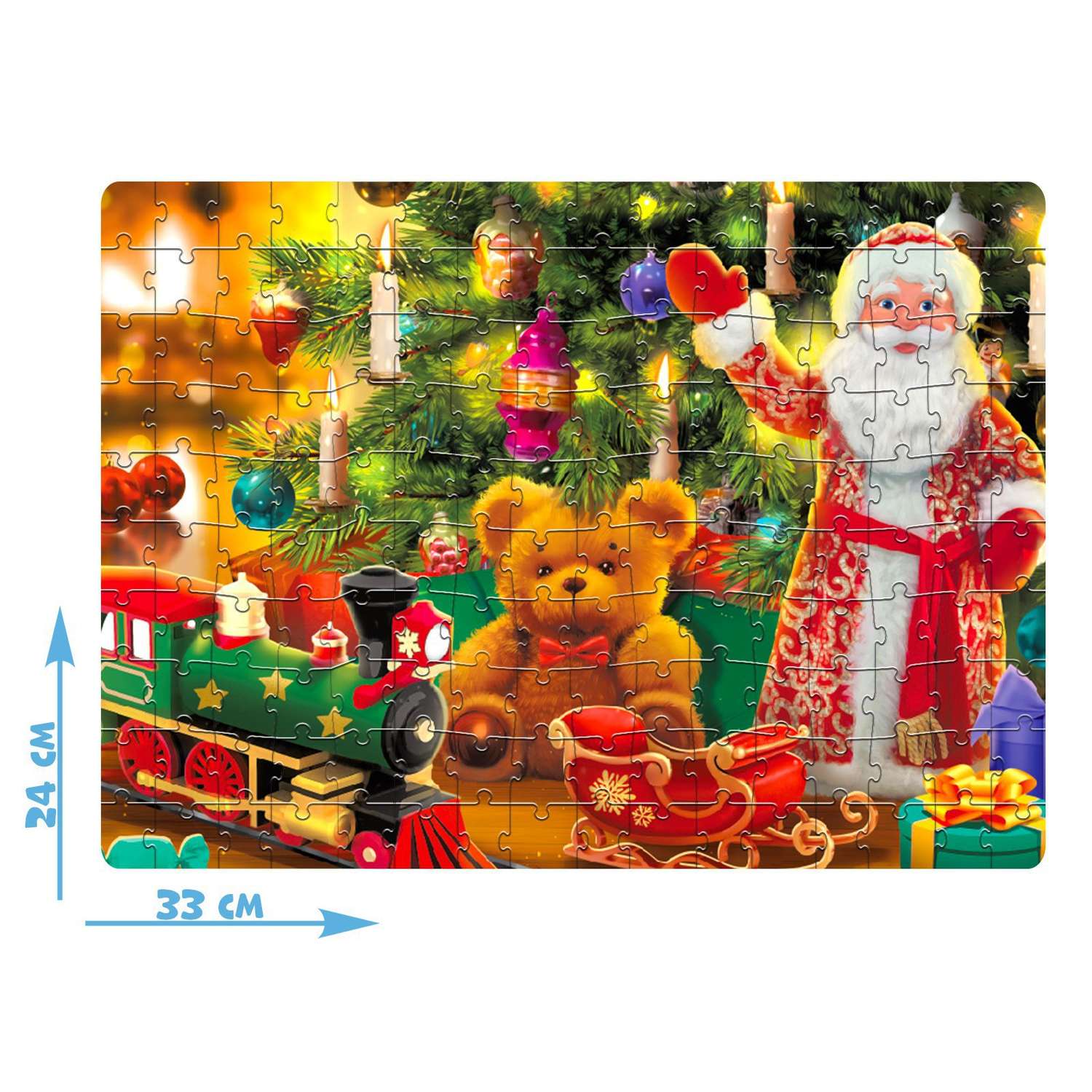 Пазл Puzzle Time «Волшебство Нового года» большая подарочная коробка 160 элементов - фото 2