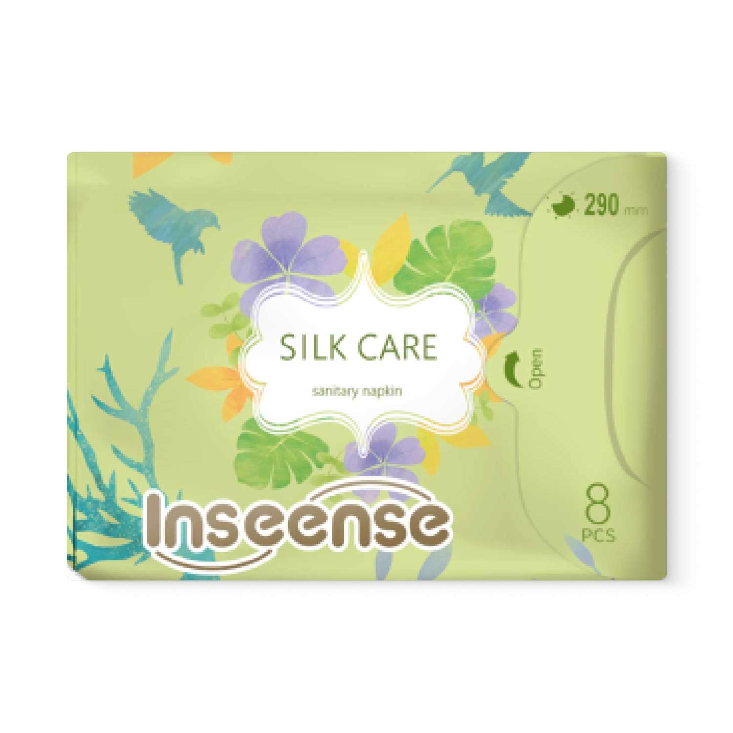 Прокладки гигиенические INSEENSE ночные Silk Care 5 капель 290 мм 8 шт. - фото 2