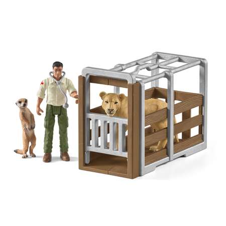 Игровой набор SCHLEICH большой ветеринарный спасательный грузовик