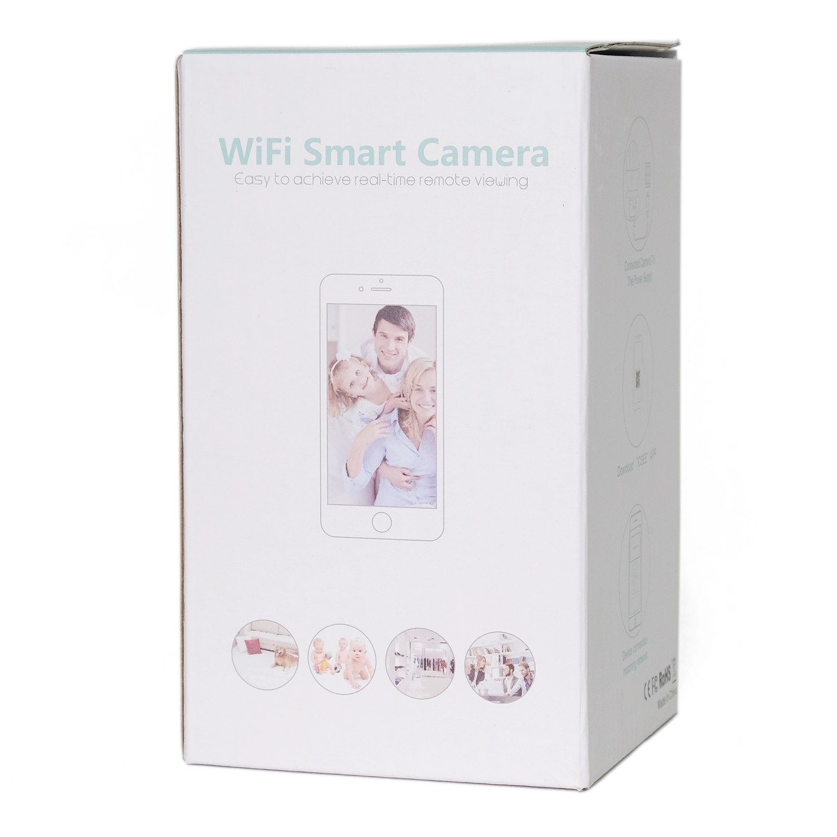 Камера видеонаблюдения Wi-Fi CASTLELADY поворотная с динамиком видеоняня - фото 10