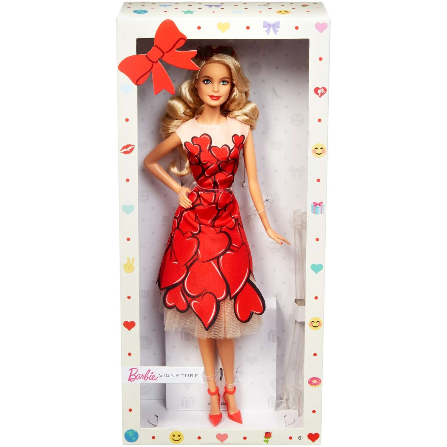 Кукла Barbie в красном платье коллекционная FXC74 FXC74 - фото 2