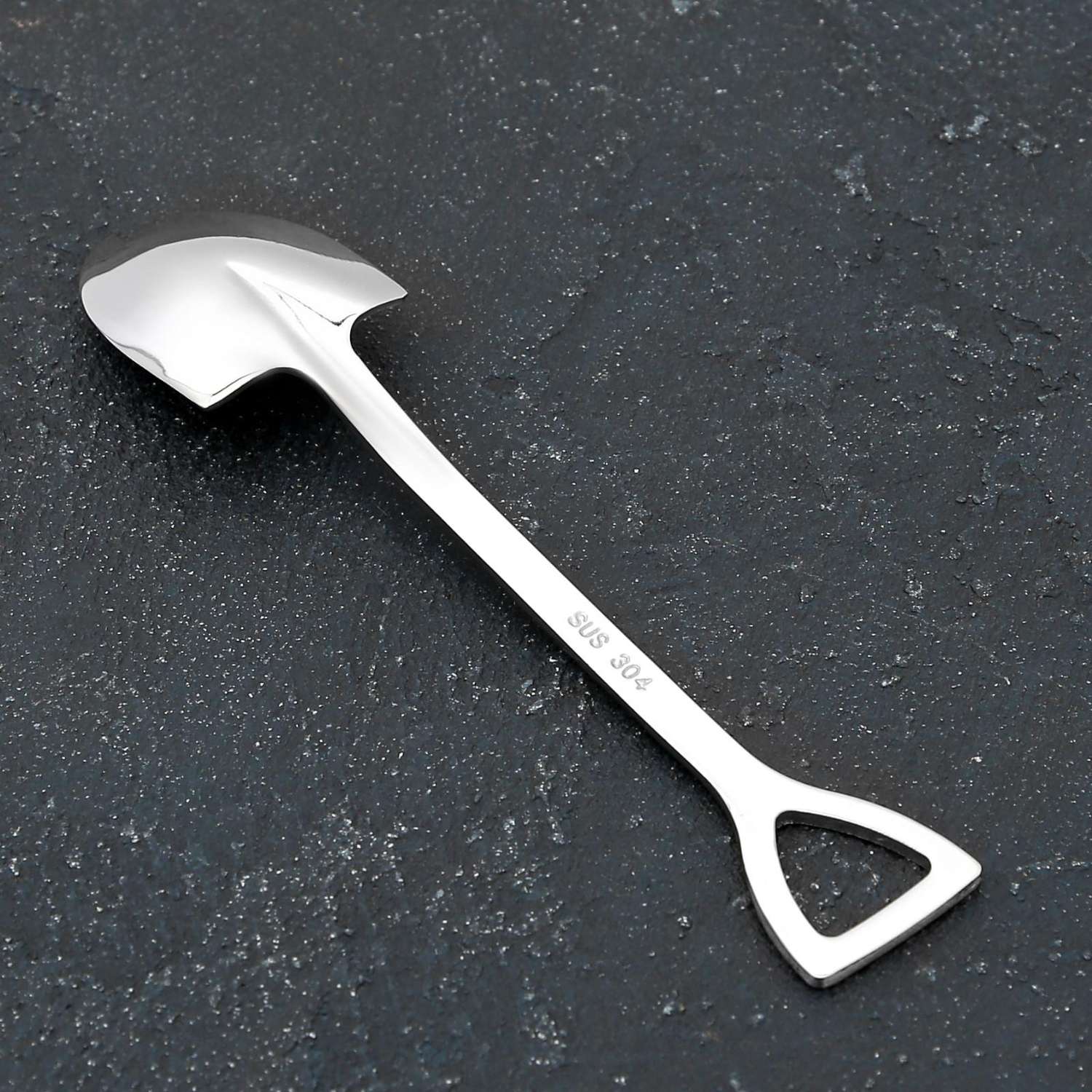 Ложка десертная MAGISTRO Лопата серебро форма овальная - фото 2