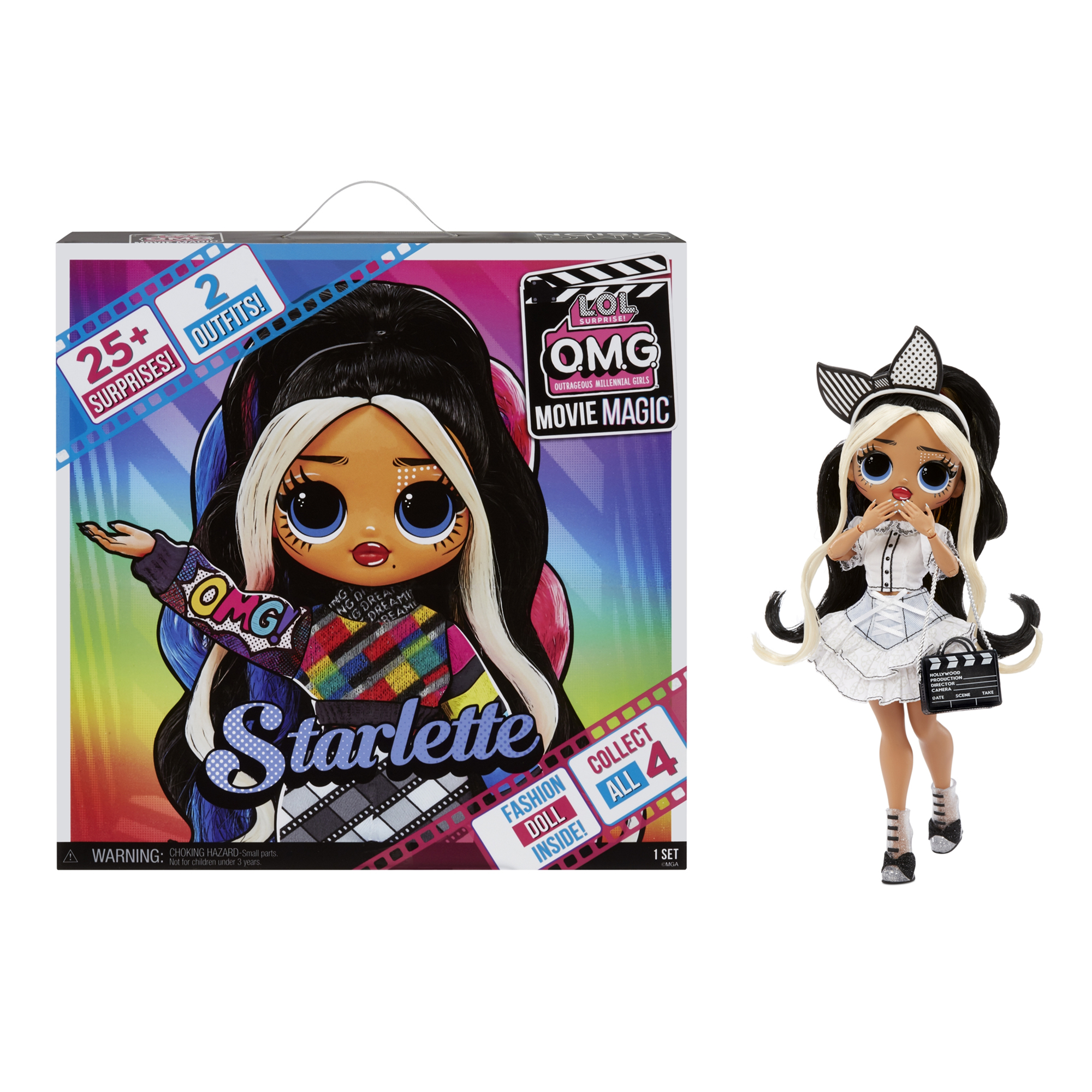 Кукла L.O.L. Surprise! OMG Movie Doll Starlette 577911EUC купить по цене  1399 ₽ в интернет-магазине Детский мир