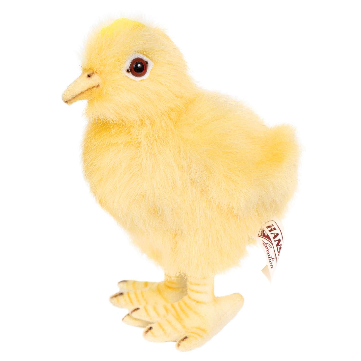 Реалистичная мягкая игрушка Hansa Цыплёнок брама 12 см - фото 8