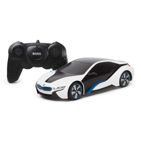 Машина Rastar РУ 1:24 BMW I8 UV Photochromic Series Белая-Желтая 48400-UV