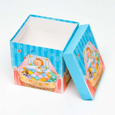 Коробка самосборная Sima-Land «Детская» Мальчикам 15х15х15 см
