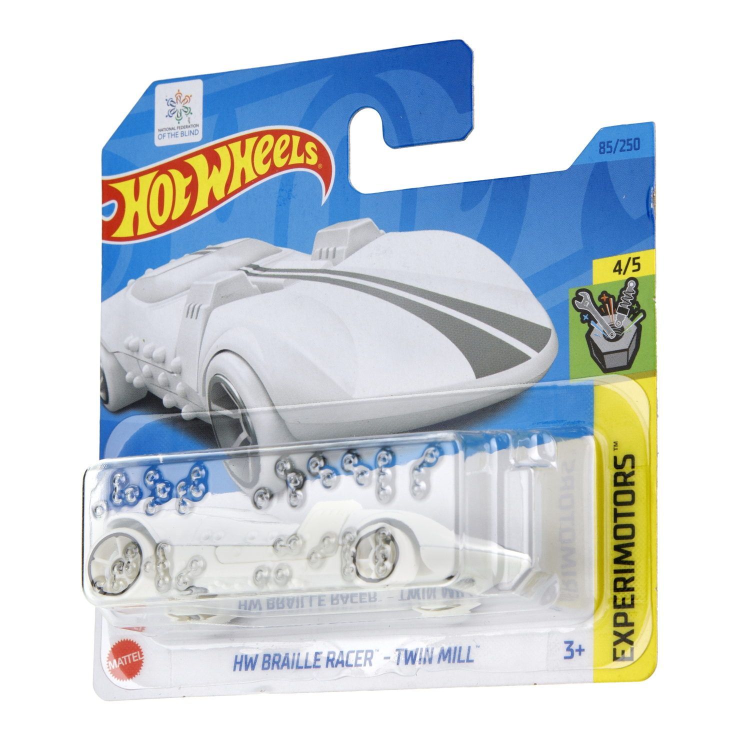 Болид Hot Wheels Twin Mill 1:64 62858 - фото 5