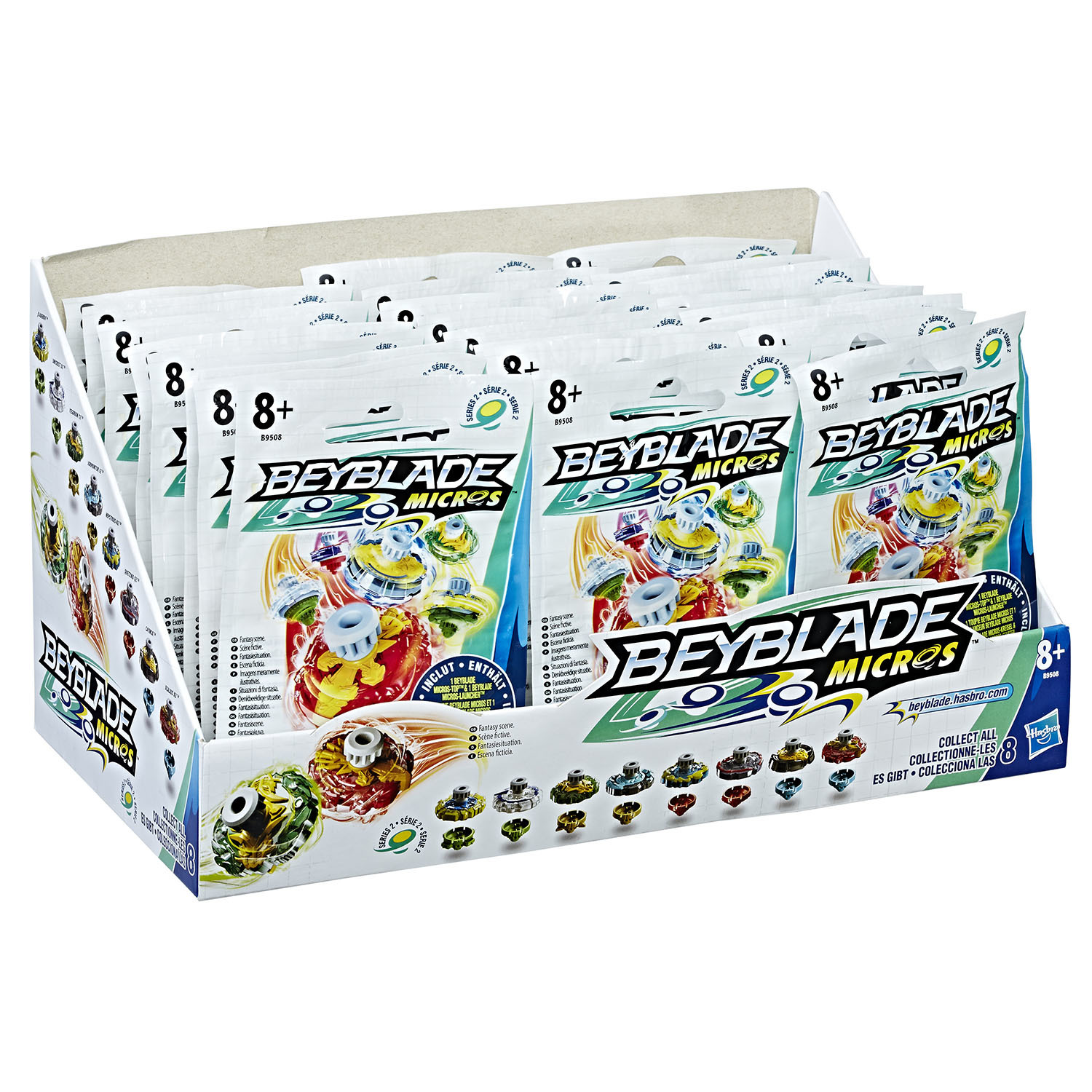 Игрушка BeyBlade Мини-волчок в непрозрачной упаковке (Сюрприз) B9508EU4 - фото 3