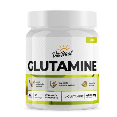 Аминокислота VitaMeal Глютамин яблоко 250 г
