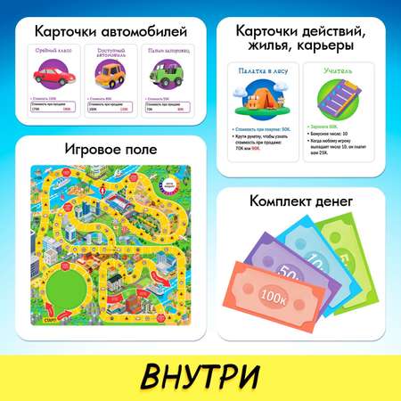 Настольная игра Лас Играс KIDS «Игра в реалити » 2-4 игрока 8+