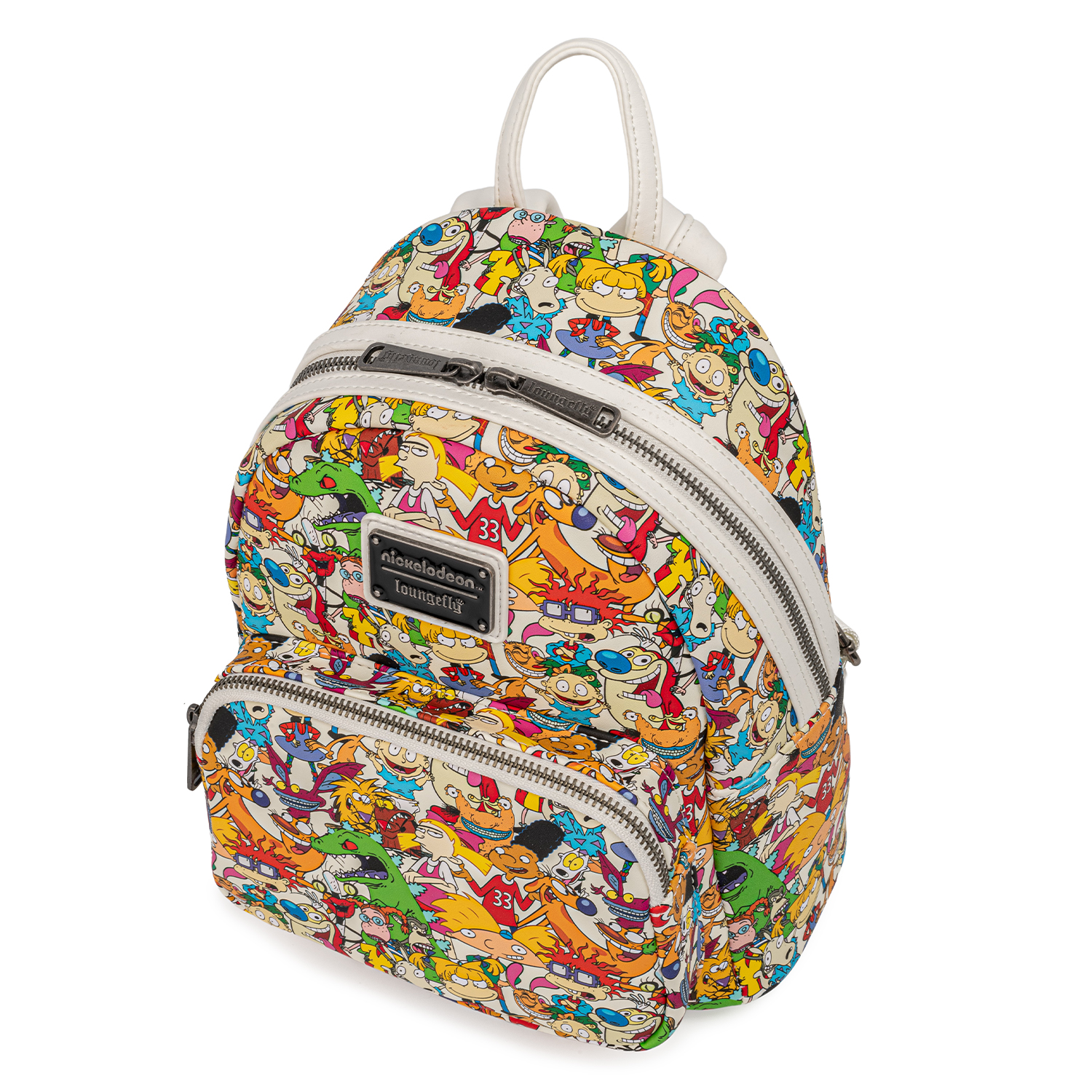 Рюкзак Funko Loungefly Nickelodeon Nick Rewind Gang AOP Mini Backpack NICBK0023 - фото 2