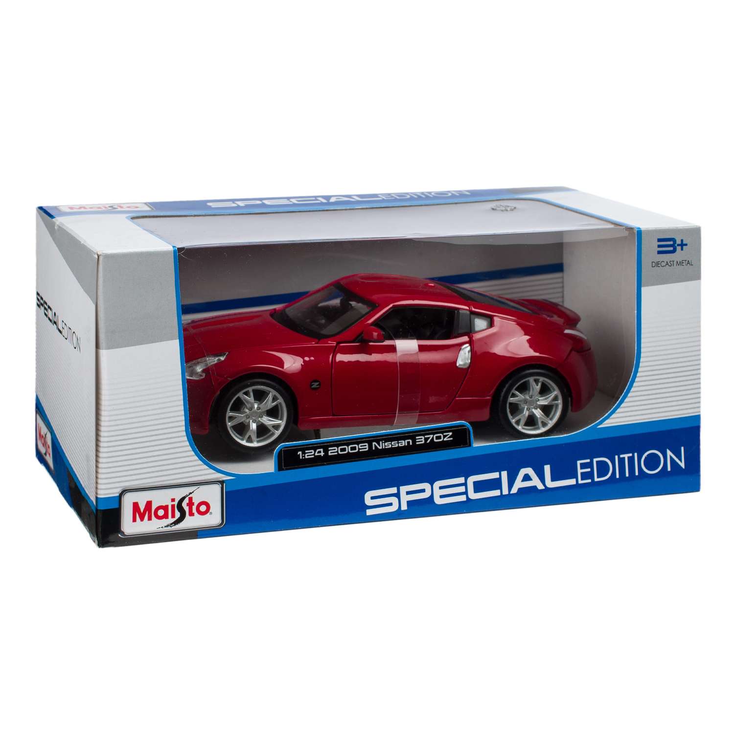 Машинка MAISTO 1:24 Nissan 370Z красная 31200 31200 - фото 4