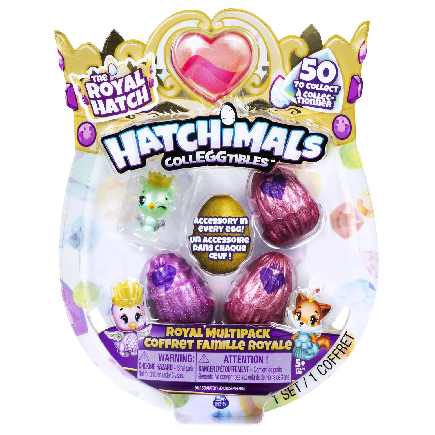 Набор игровой Hatchimals Волшебное королевство 4яйца в непрозрачной упаковке (Сюрприз) 6047212 - фото 1