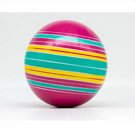 Мяч детский резиновый S+S для игры дома и на улице диаметр 20 см