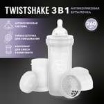 Бутылочка Twistshake антиколиковая 260мл Белая