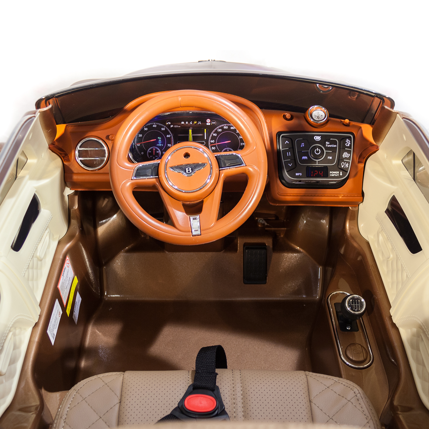 Электромобиль TOYLAND Джип Bentley Bentayga бронза - фото 7
