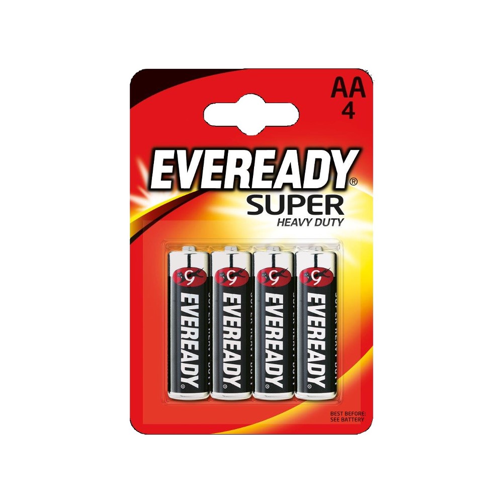 Батарейка Eveready Super HD R06 4хAA на блистере - фото 1