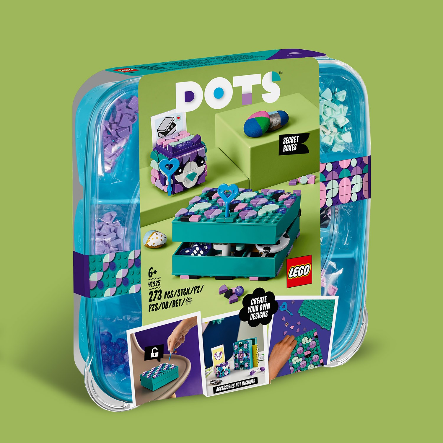 Конструктор LEGO Dots Хранение секретов 41925 - фото 4