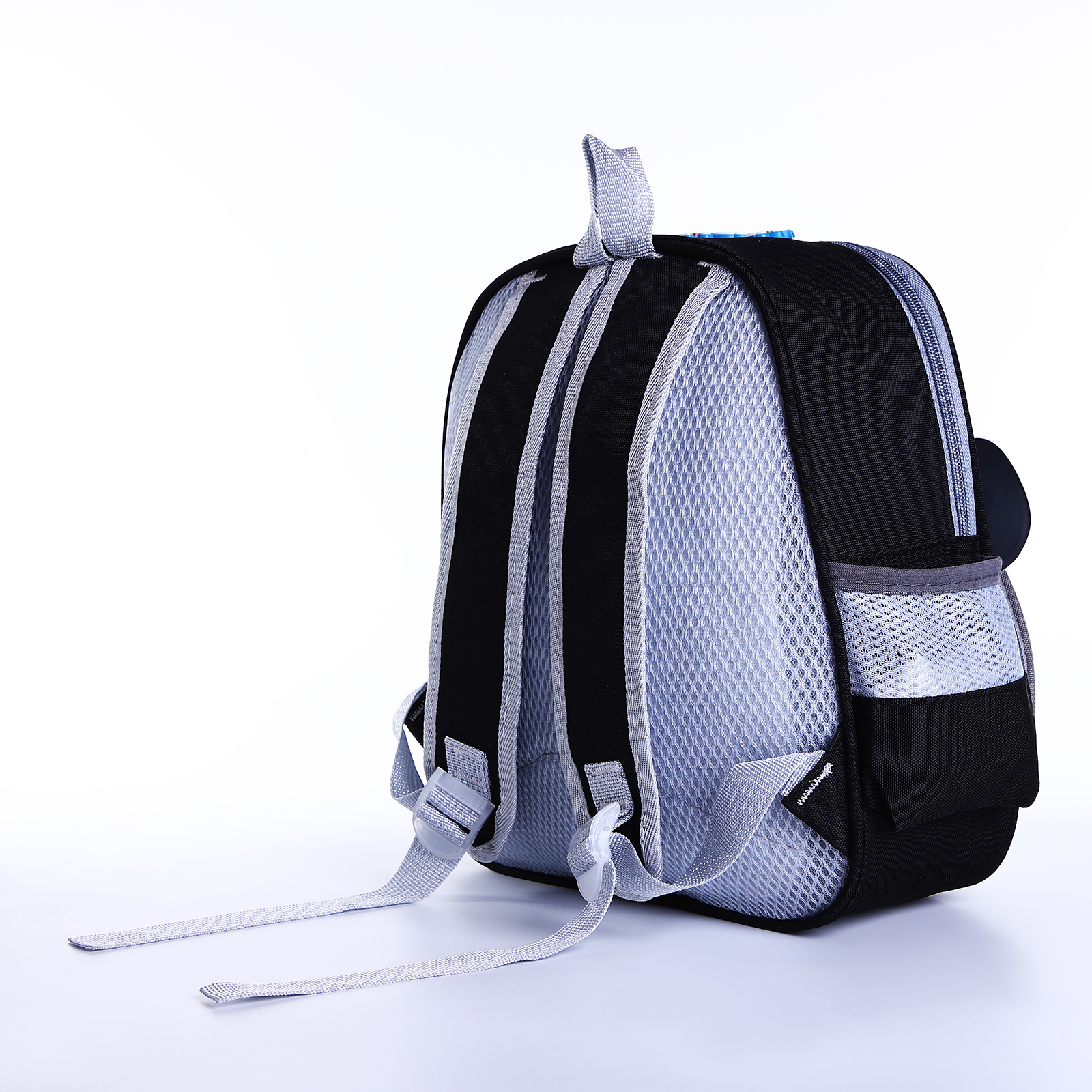 Рюкзак детский NAZAMOK на молнии 3 наружных кармана цвет чёрный - фото 2